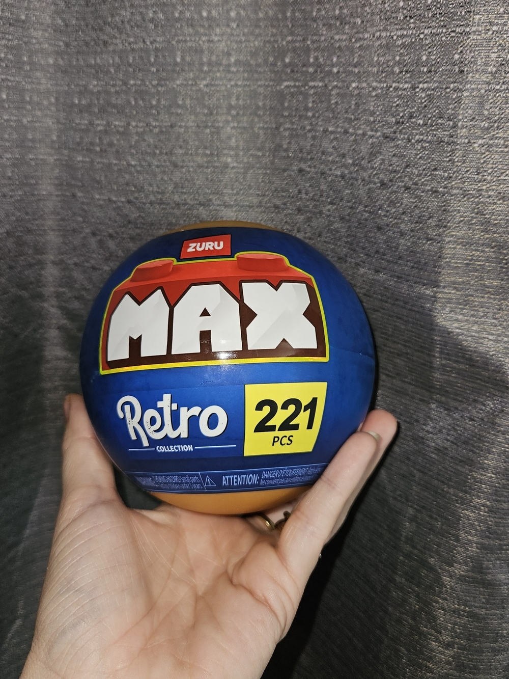 ZURU Max Retro 155-221 Piece Building Blocks - Blue